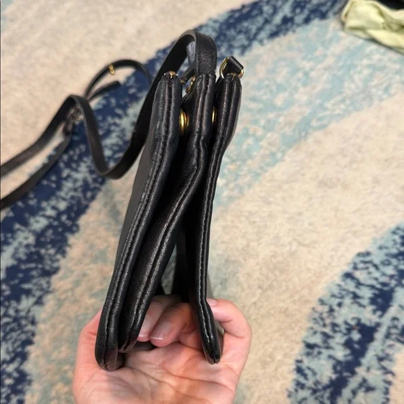 Celine Black Leather Crossbody Bag - Picture 2 of 9